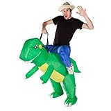 Bodysocks - Inflatable Ride Me Adult Carry On Animal Fancy Dress Costume (Dinosaur)