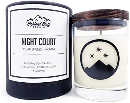 Night Court, Book Inspired Scented Soy Candle