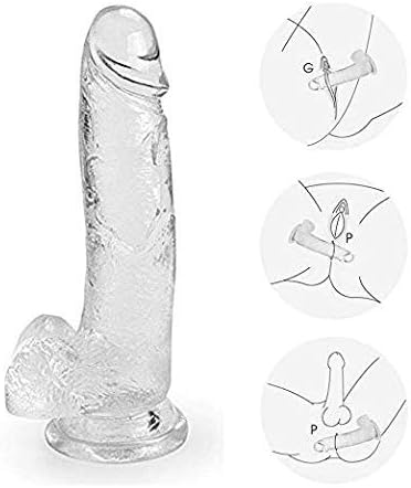ఐ Realistic Flexible for Women and Men Hiġh-Quality and MeDiLcal Standard TPE Material 8.7 in,SEAE-0803-DEIN-MD9O(Flesh)