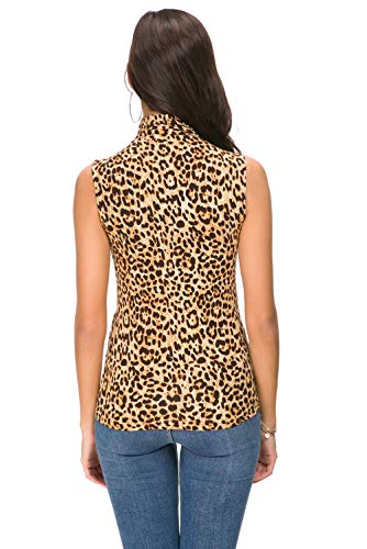 Womens Long Sleeve/Half Sleeve/Sleeveless Mock Turtleneck Crew Stretch Slim T Shirt Layer Top