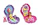 Splashlings Mermaid Shell Time Playsets - Travel Shell Set Includes 2 Exclusive, Accessories And Mermaid (Assorted Snack Time Or Dream Time)