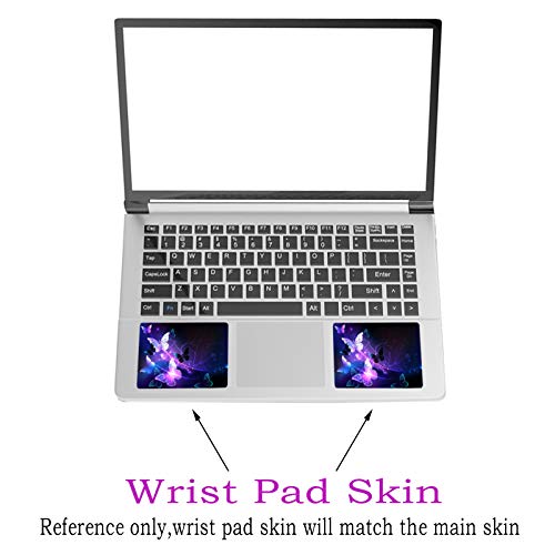 Laptop Skin Sticker Decal,12" 13" 13.3" 14" 15" 15.4" 15.6 inch Laptop Vinyl Skin Sticker Cover Art Decal Protector Protective Notebook PC (Free 2 Wrist Pad Included), Decorative Waterproof Removable - Image 3