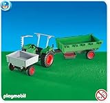 Farm Tractor with Trailer