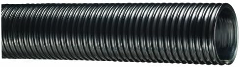 Tigerflex UBK Series Heavy Duty PVC Material Handling Hose, 40 PSI Max Pressure, 2 inches ID, 50 feet Length