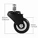 Premium Office Chair Caster Wheel (Set of 5) by 8T8 Universal Standard stem 11mmX22mm（7/16