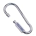 Odoland 5 Pair Quick Link Snap Hook Carabiner Connector Screw Lock Clip for Swing Play Set