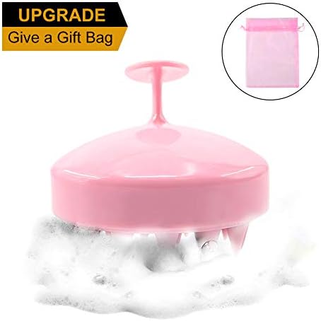 Hair Scalp Massager Shampoo Brush, Chialstar Soft Silicone Scalp Care Brush Perfect for Men, Women, Kids and Pets(pink)