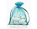 A&S Creavention® Basic Elegant Organza Drawstring Jewelry Pouches Bag Party Wedding Gift Bags 5x7 Inches, 100pcs (5x7
