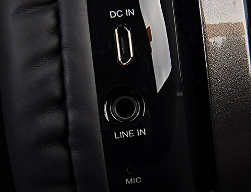 SoundBot SB250 Stereo Bluetooth Wireless Speaker Headphone, Foldable Design 3.5mm AUX Audio Port (Cable Included)