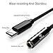 USB C to 3.5mm Pixel 2 Headphone Jack Adapter，Stouchi Nylon Braided DAC Chipset Type C to 3.5mm Audio Adapter USB C to 3.5mm with Realtek Noise Reduction Chip for Pixel 2/ XL, HTC U11, Essential ph-1