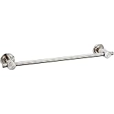 BOPai 24 inch Suction Cup Towel Bar – No Drill, for Smooth Surfaces Only, Brushed Nickel