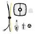 Podoy SRM210 Air Filter RePower Kit with Spark Plug Primer Bulb Fuel Line Hose for Echo GT200 PE200 HC150 String Trimmer primary