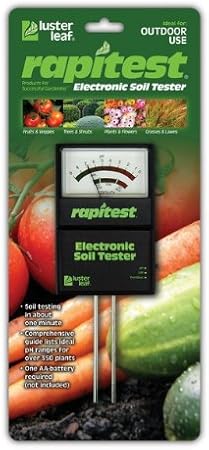 Amazon Com Lusterleaf Rapitest Electronic Soil Test Soil Testers Garden Outdoor