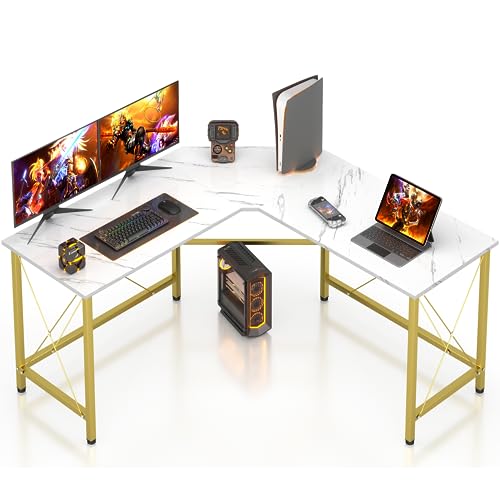 Mr IRONSTONE L Shaped Desk, 59" Computer Gaming Desk, Corner Desk for Home Office Desks, Modern