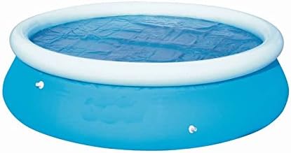 HAFIX Solar tarpaulin cover – Pool tarpaulin Solar cover tarpaulin Pool heating tarpaulin in blue (for Ø 244 cm)