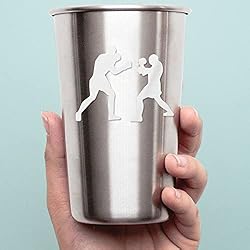 Transparent Decal Stickers of Boxers Boxing
