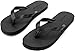 Flip Flops for Women Men,Unisex Sandals. (11 US Men / 13 US Women, Black) primary