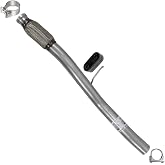 Exhaust Pipe Compatible with Chevy Silverado 1500 &amp; GMC Sierra 1500 2014-2018 5.3L | 143.5" WB | Stainless Steel | Northeastern Exhaust | Includes Clamps and Hanger | Direct-Fit Replacement