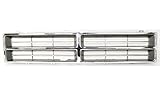 Evan-Fischer EVA19572010992 Grille Insert for Dodge Full Size P/U 86-90 Chrome Plastic Replaces Partslink# CH1200103