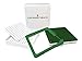 Cartwright Health Capsule Filling Machine - 100 Holes Vitamins & Coffee Manual Filler Machine Tray - Cap Filler Machine with Drug Tray, Spill Guard, Powder Spreader & Tamper - For Size 00 Capsules