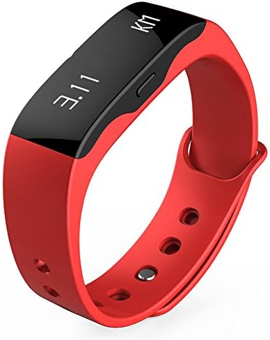 Smart Waterproof Pedometer Wireless Bluetooth Sport Wristband L28T Smart Band Bracelet Watch Waterproof Fitness Sleep Tracker Sports For Men And Women Watch (red)