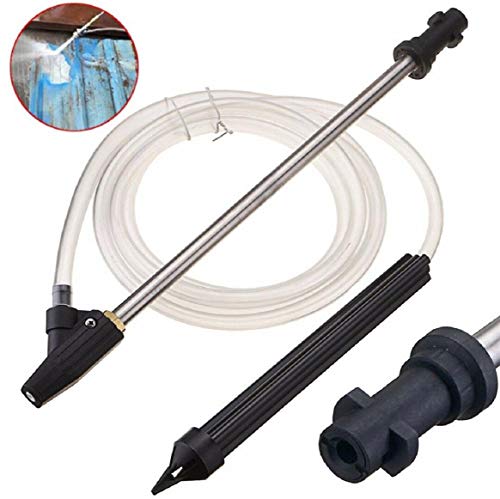 Boddenly Electronic Pressure Washer DIY Wet Sand Blaster Kit with 1/4 Quick Release Plug, Air Sandblaster Gun Siphon Tool Sand Blaster Kit, Electronic Pressure Washer DIY Wet Sand Blaster Kit
