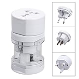 LURICO Detachable International Travel Plug Adapter Set Universal WorldWide International Charger Multi-Socket Outlet Travel Adapter Adaptor Plug Charger For USA UK AUS Europe