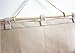 Co-link Linen/Cotton Fabric 5 Pockets Wall Door Closet Hanging Storage Bag Organizer,13.8