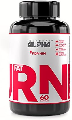 Supreme Alpha Fat Burner for Men and Weight Loss Supplement- 60 Pills