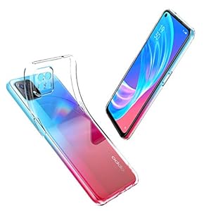 Oududianzi - Cover per OPPO A73 5G + [3x Pellicola Protettiva in Vetro Temperato], Custodia Morbida Chiaro Sottile Case… - immagine 6