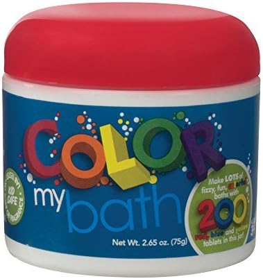 Color My Bath Eco Friendly Color Changing Bath Tablets, 200-Piece by Color My Bath