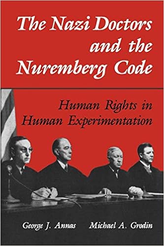 The Nazi Doctors and the Nuremberg Code: Human Rights in Human  Experimentation: 9780195101065: Medicine & Health Science Books @ Amazon.com