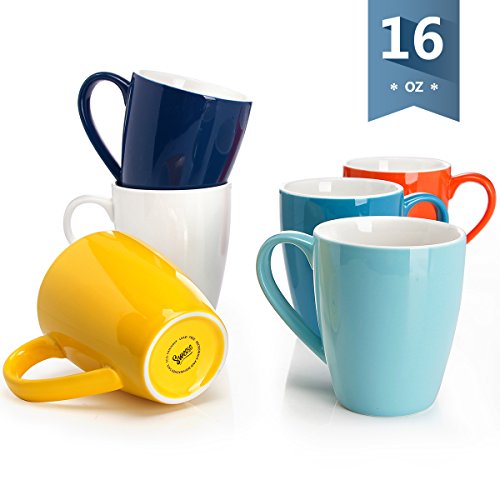 Sweese 6202 porcelain mugs - 16 ounce for coffee, tea, …