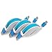 YICHUMY 3 Packs 6ft Retractable USB Type C Cable USB C to USB Male A Charging Cable for Samsung Note 8 S8 Plus, LG G5 G6 V30, Google Pixel,Pro 2016,Nintendo Switch Charger Cable (Blue)