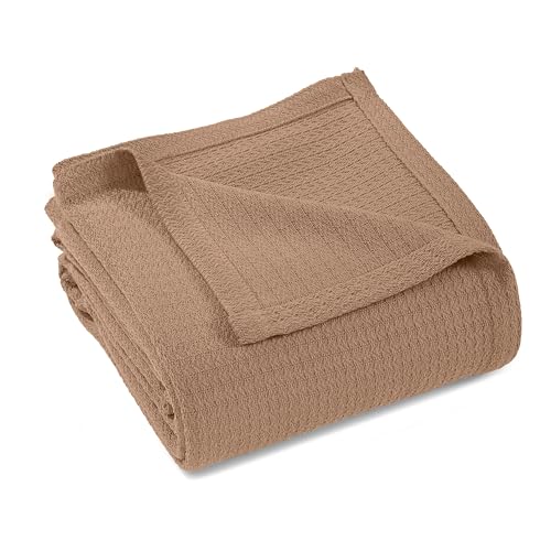Superior Waffle Weave Cotton Blanket, for Picnic, Beach, Traveling or Camping,…