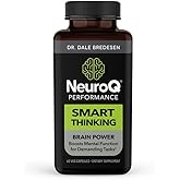 LifeSeasons NeuroQ - Smart Thinking Supplement Pills - Brain Power + Mental Focus Booster - Memory & Attention - Bacognize Bacopa, Cognizin Citicoline & Coffee Extract - 60 Capsules