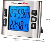 ThermoPro TM02 Digital Kitchen Timer Dual Countdown with Backlit LCD view 8