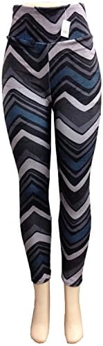 Chevorens Legging Winter Fleece High Waist Style 11 Grey Plug Size