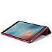 KHOMO - Compatible with iPad 5th 6th Generation (2017 & 2018) 9.7 inch Case - Dual Series - Ultra Slim Hard Cover with Auto Sleep Wake Feature - Red