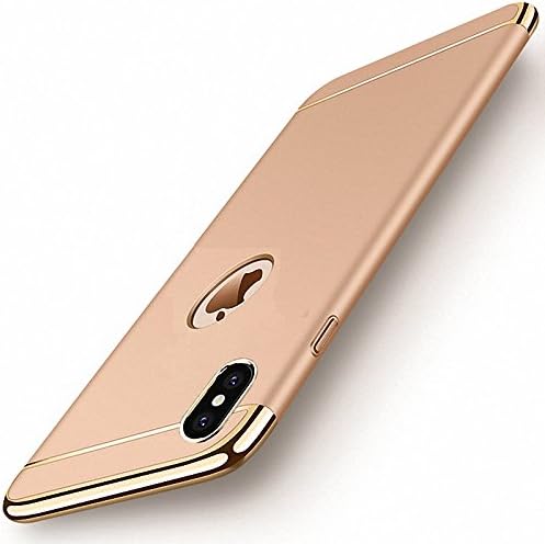 Misokoo Shockproof Luxury Ultra Thin Hard Iphone Case Cover For iPhone X (Gold for iphone X)