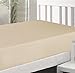 Utopia Bedding Queen Fitted Sheet - Bottom Sheet - Deep Pocket - Soft Microfiber - Shrinkage and Fade Resistant - Easy Care -1 Fitted Sheet Only (Beige)