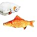 KTCLCATF Catnip Toys Set Simulation Fish Shape Doll Interactive Pets Pillow Chew Bite Supplies for Cat/Kitty/Kitten Fish Flop Cat Toy Catnip Crinkle Toys 3PCS (CAOY-3PCS)