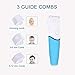 Electric Hair Clipper - Baby Hair Trimmer with 3 Guide Combs, Quiet & Professional, Rechargeable Waterproof Haircut Kit for Infants Kids Trimmers For Men Women