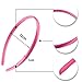 Mudder 34 Pieces 10 mm Baby Girl Satin Headbands Ribbon Covered 36 cm Perimeter Hair Accessories, Multicolor (Multicolor)