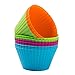 Webake Jumbo Silicone Muffin Cups, 3.5 Inch Jumbo Silicone Baking Cups Reusable Cupcake Liners Nonstick Large Cake Cups Set Stand Alone Cupcake Holder, 12 Pack Auto Cup Holder Liner