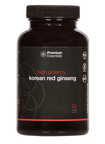 FreeMind Supplements - Korean Red Ginseng 5% Ginsenoside - Panax Ginseng - Improve Endurance & Athletic Performance - Improves Cognitive Performance , Immune System & Mood