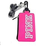 Victoria's Secret Lanyard ID Holder Zipped Wallet case Pink