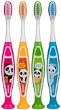 PRO-SYS Panda Kids Extra Soft Toothbrush with