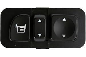 Rearview Mirror Switch Button Plastic Direct Replacement Q276016002 Compatible with For Peterbilt Truck Interior Window Contr