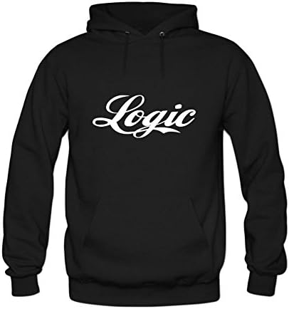 Women's logic DIY Cotton Graphic Hoodies Jacqueline begay L Black